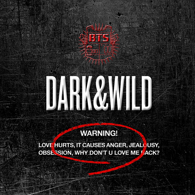 「DARK & WILD」のアルバムカバーです。