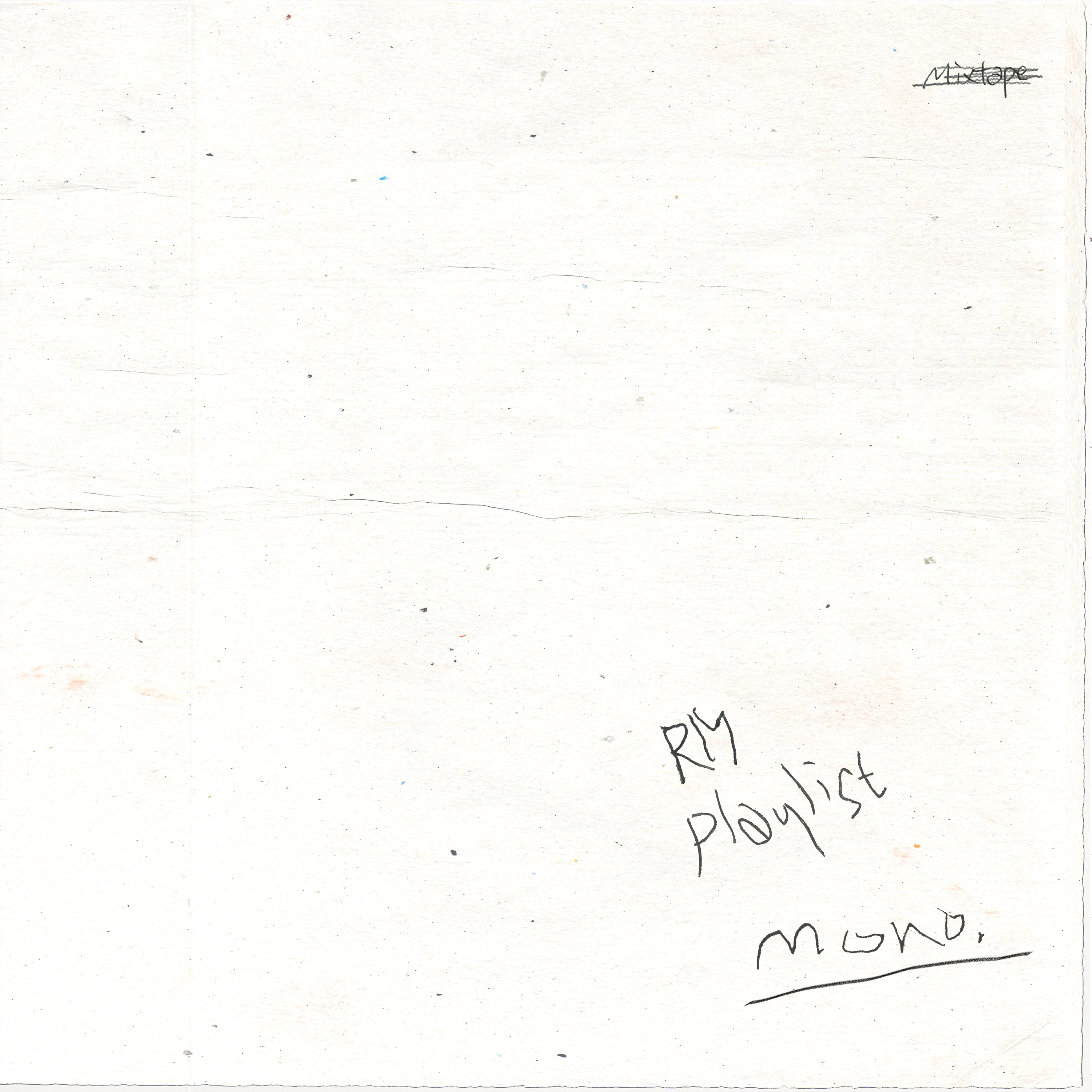 mono 앨범 커버입니다.