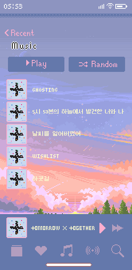 Minisode1 : BLUE HOUR; TOMORROW X TOGETHER Music List.