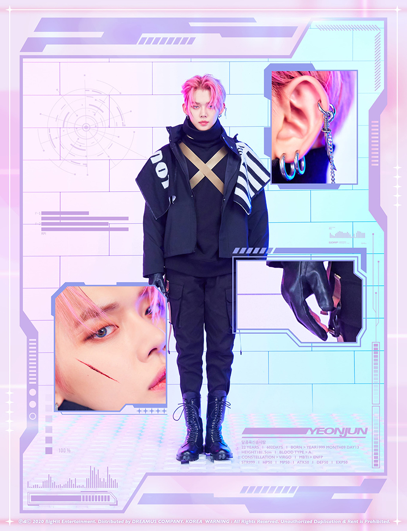 VR-Yeonjun; Photo of TOMORROW X TOGETHER member YEONJUN.