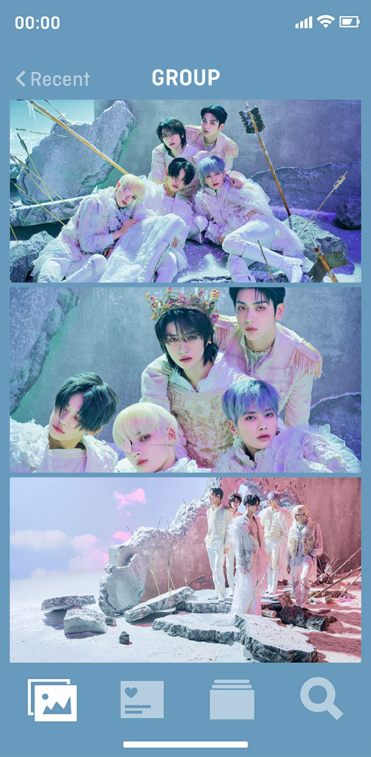 TOMORROW X TOGETHER 그룹 사진입니다.