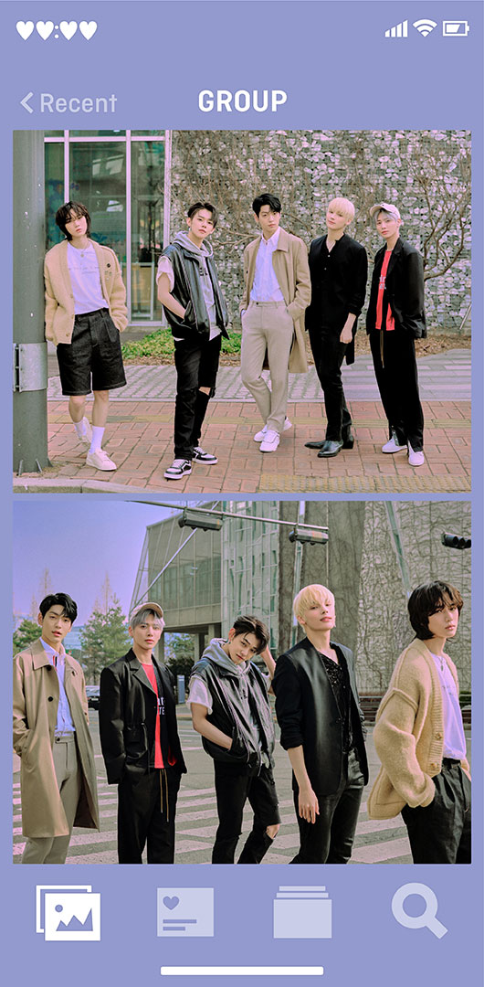 TOMORROW X TOGETHER 그룹 사진입니다.