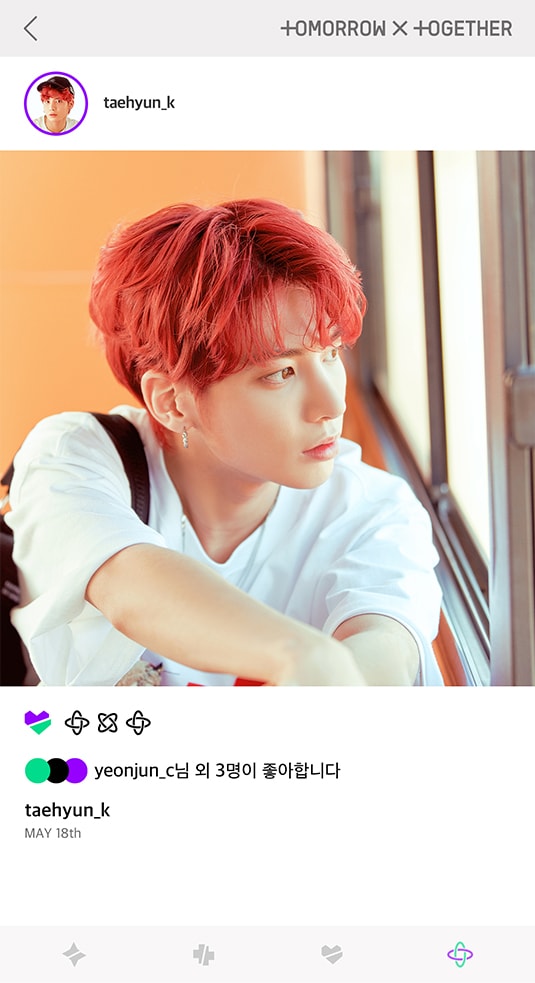 PORT-Taehyun; Photo of TOMORROW X TOGETHER member TAEHYUN.