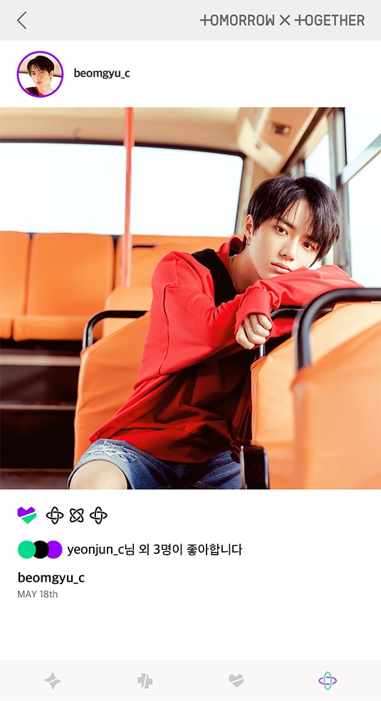 PORT-Beomgyu; Photo of TOMORROW X TOGETHER member BEOMGYU.