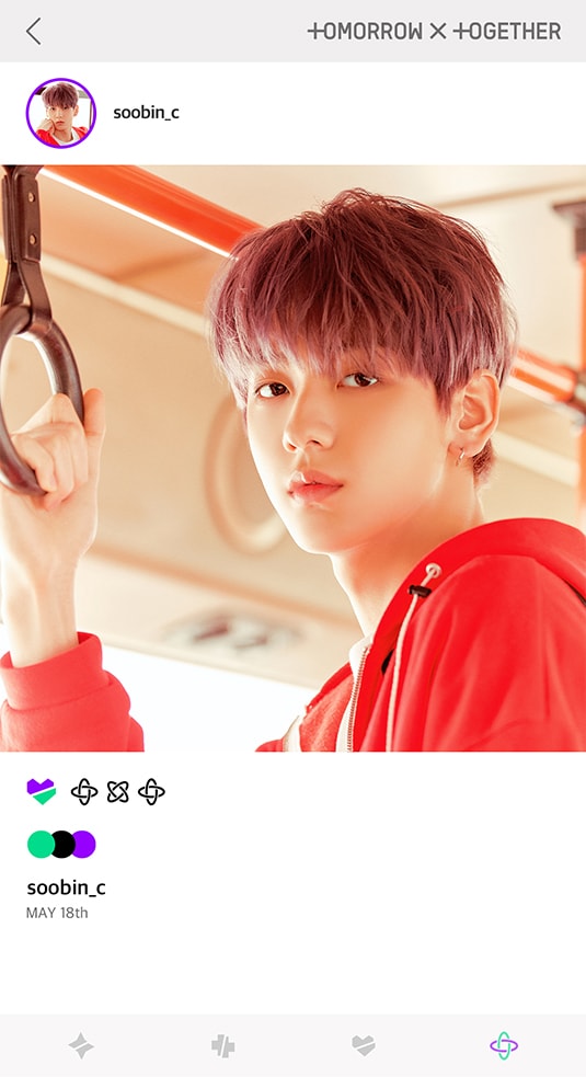 PORT-Soobin; Photo of TOMORROW X TOGETHER member SOOBIN.