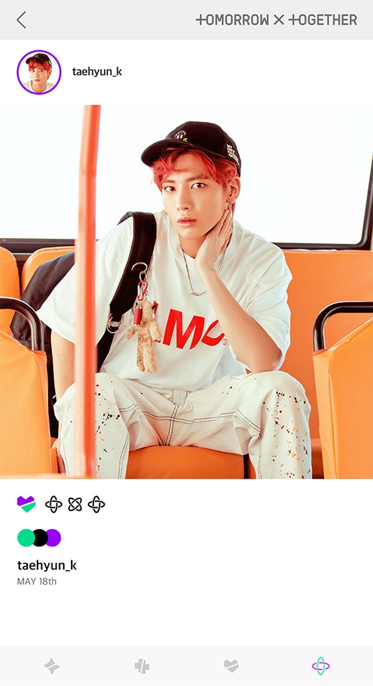 PORT-Taehyun; Photo of TOMORROW X TOGETHER member TAEHYUN.