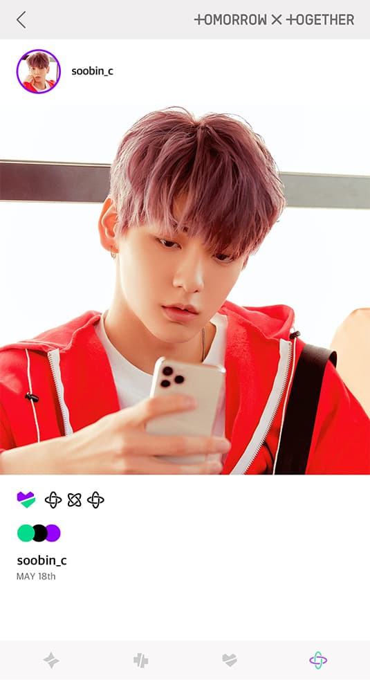 PORT-Soobin; Photo of TOMORROW X TOGETHER member SOOBIN.