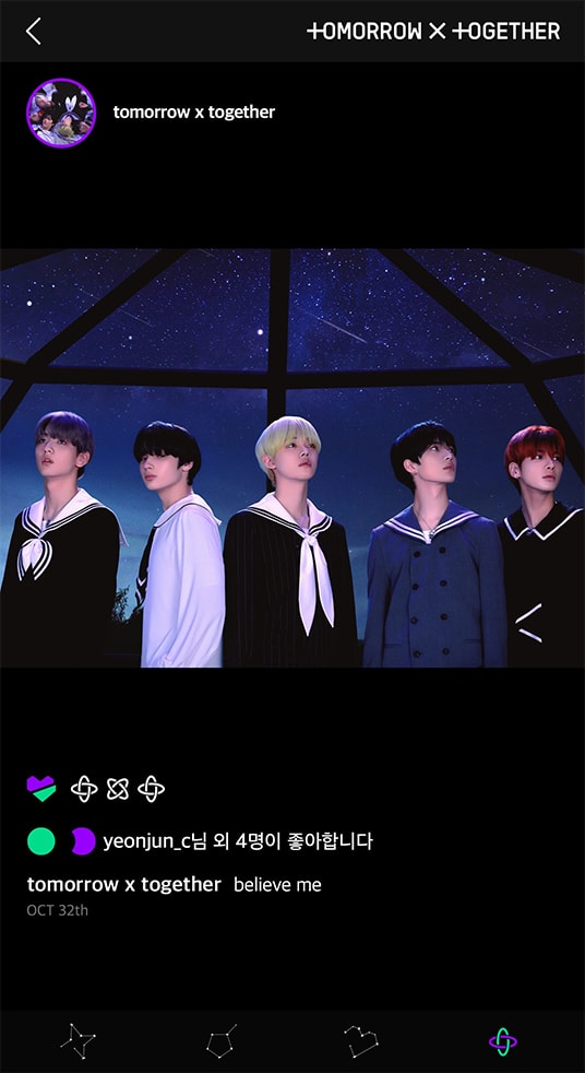 STARBOARD-Group; Photo of TOMORROW X TOGETHER.