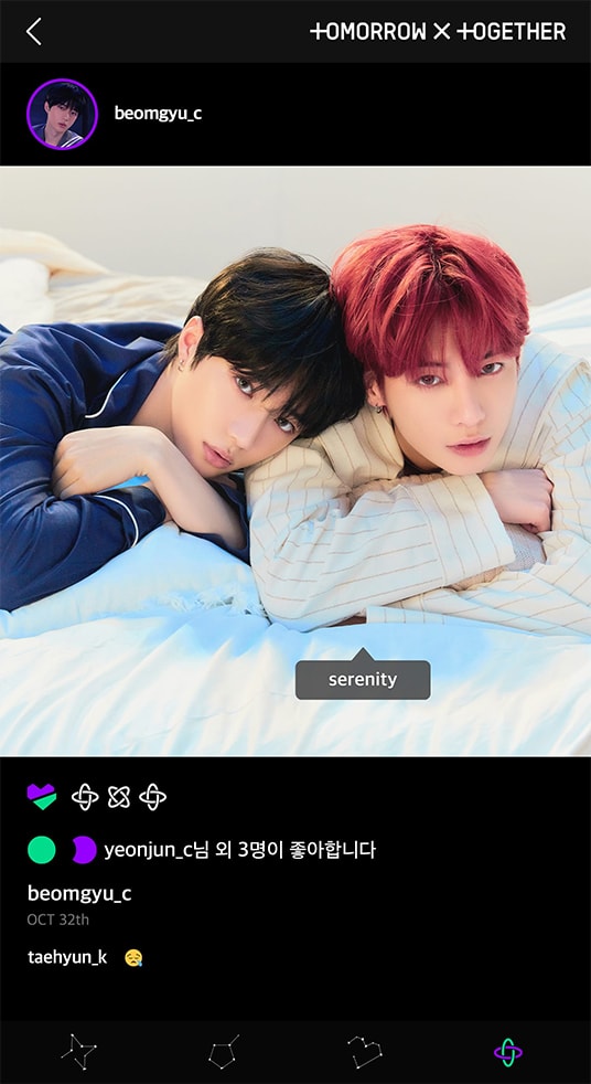 STARBOARD-Beomgyu; Photo of TOMORROW X TOGETHER member BEOMGYU, TAEHYUN.