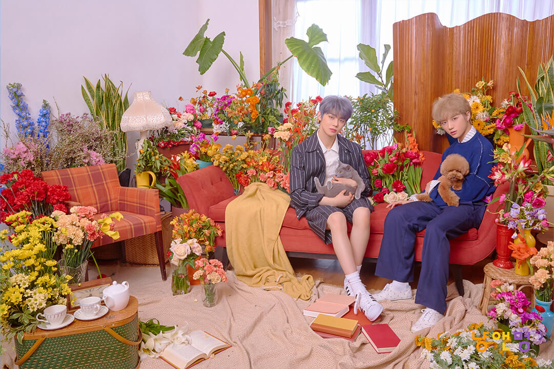 Cat & Dog CONCEPT PHOTO; TOMORROW X TOGETHERメンバーYEONJUNの写真です。